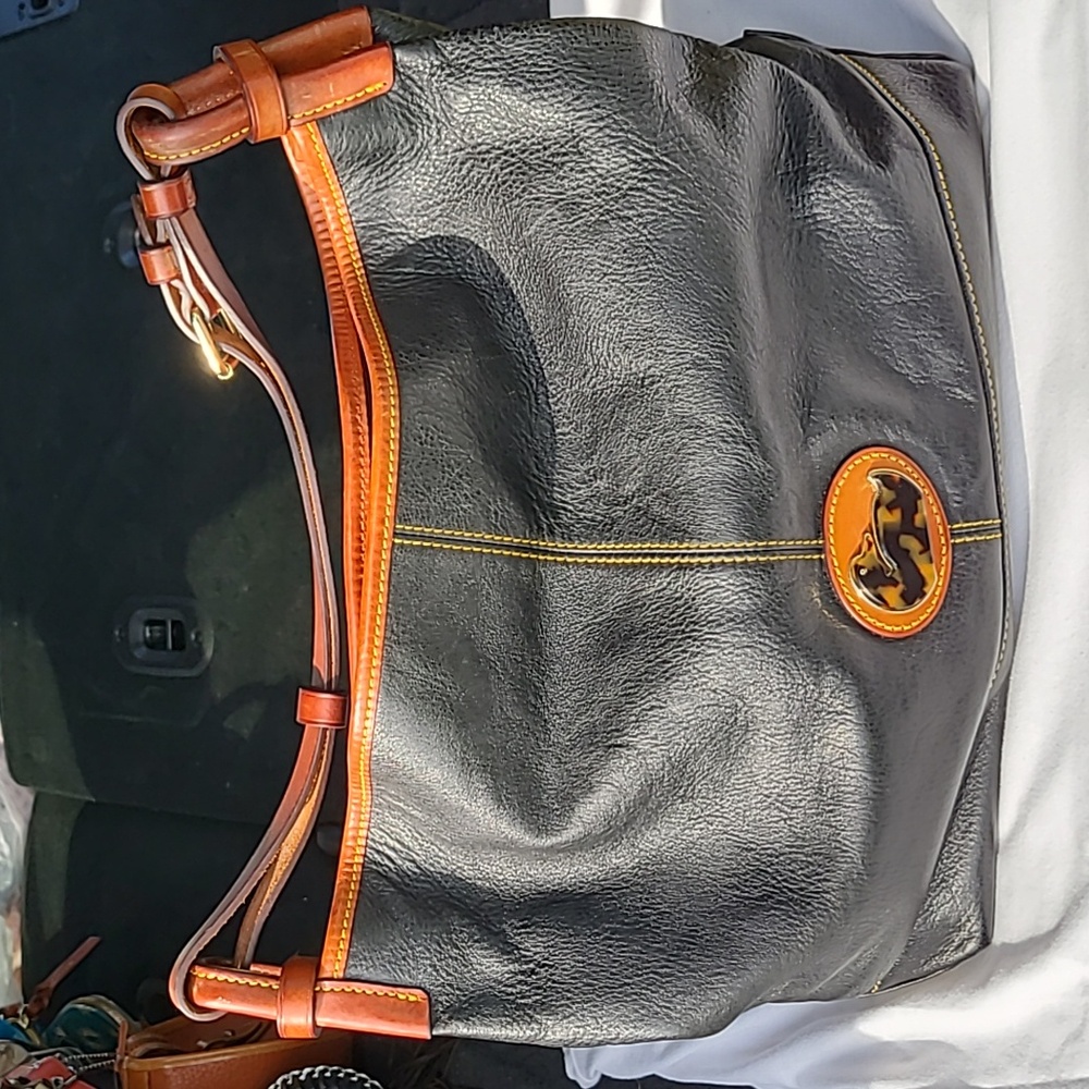 Dooney and Bourke Large black leather purse